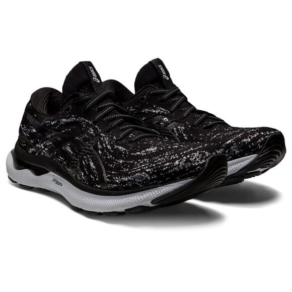 ASICS MEN\'s Gel-Nimbus 24 Mk Platform Knit Black/Black 7 US (M)